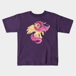 Fluttershy-One with Nature Kids T-Shirt